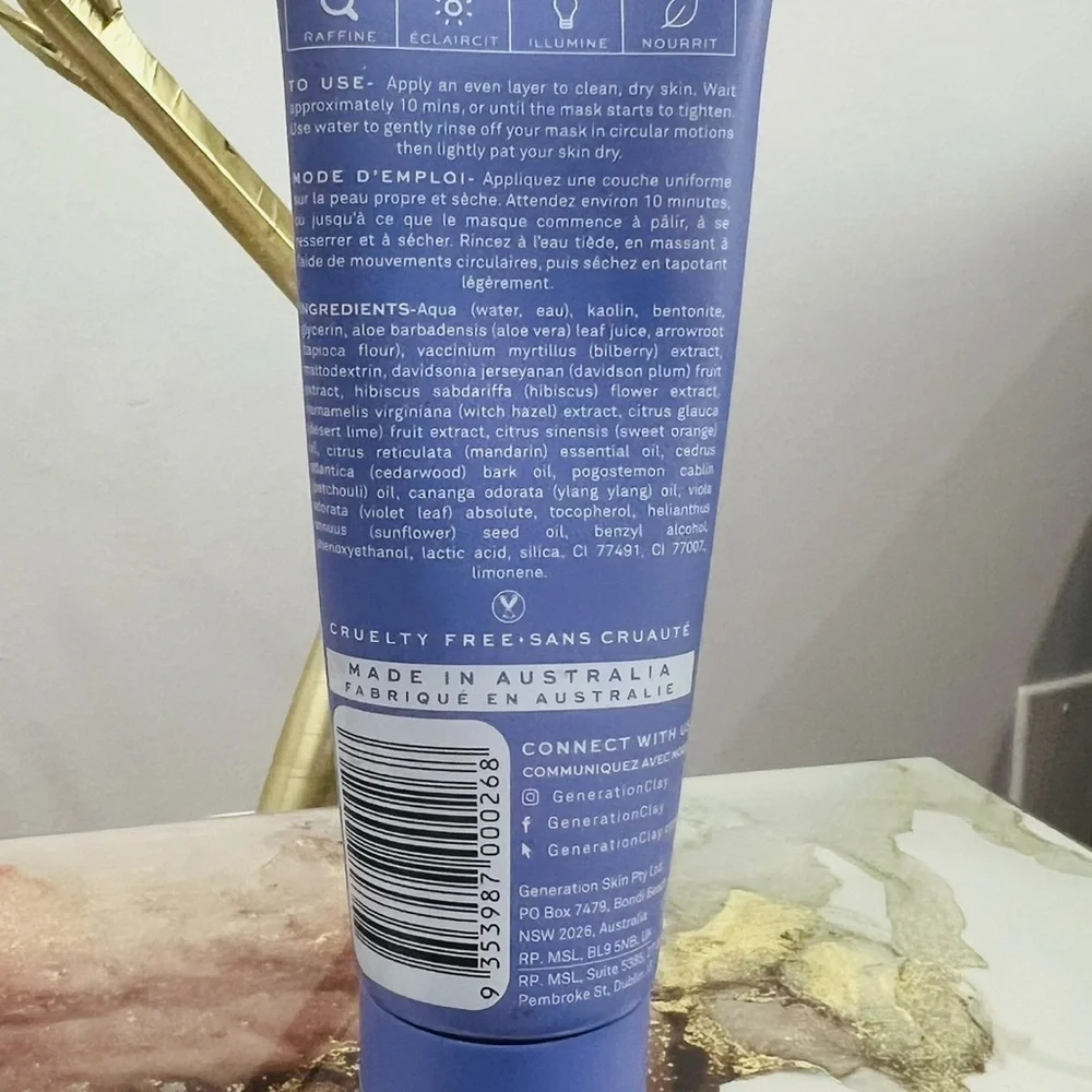 Generation Clay Ultra Violet Brightening Purple Clay Mask